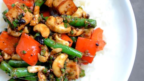 Mixed Vegetables in Black Bean Sauce