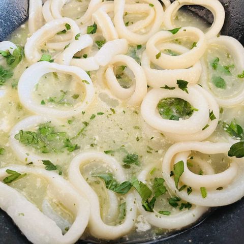 Squid in Garlic Sauce