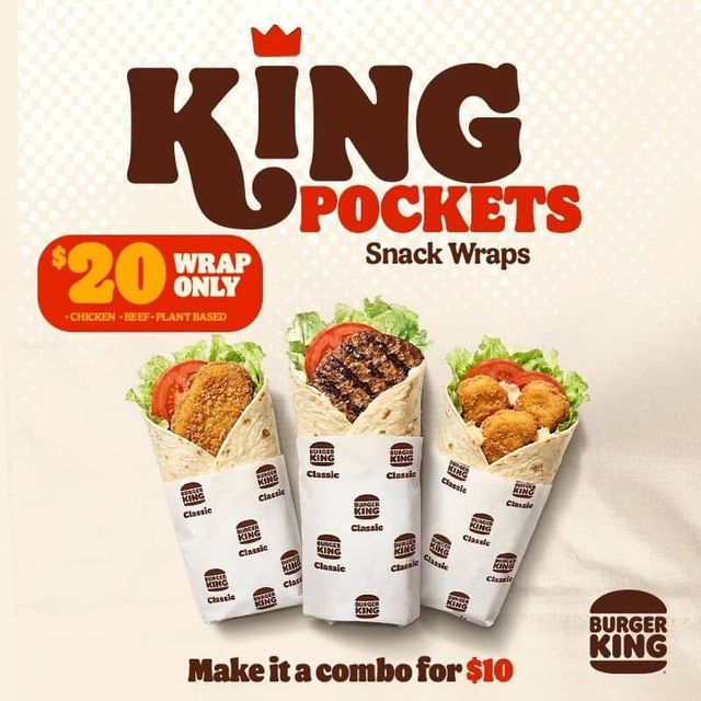 KING POCKET SNACK WRAPS