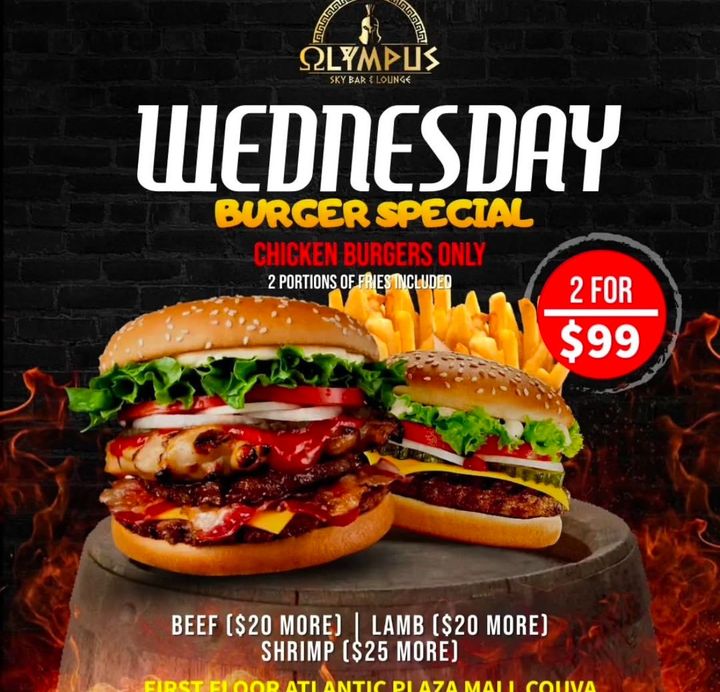 Wednesday Burger Special